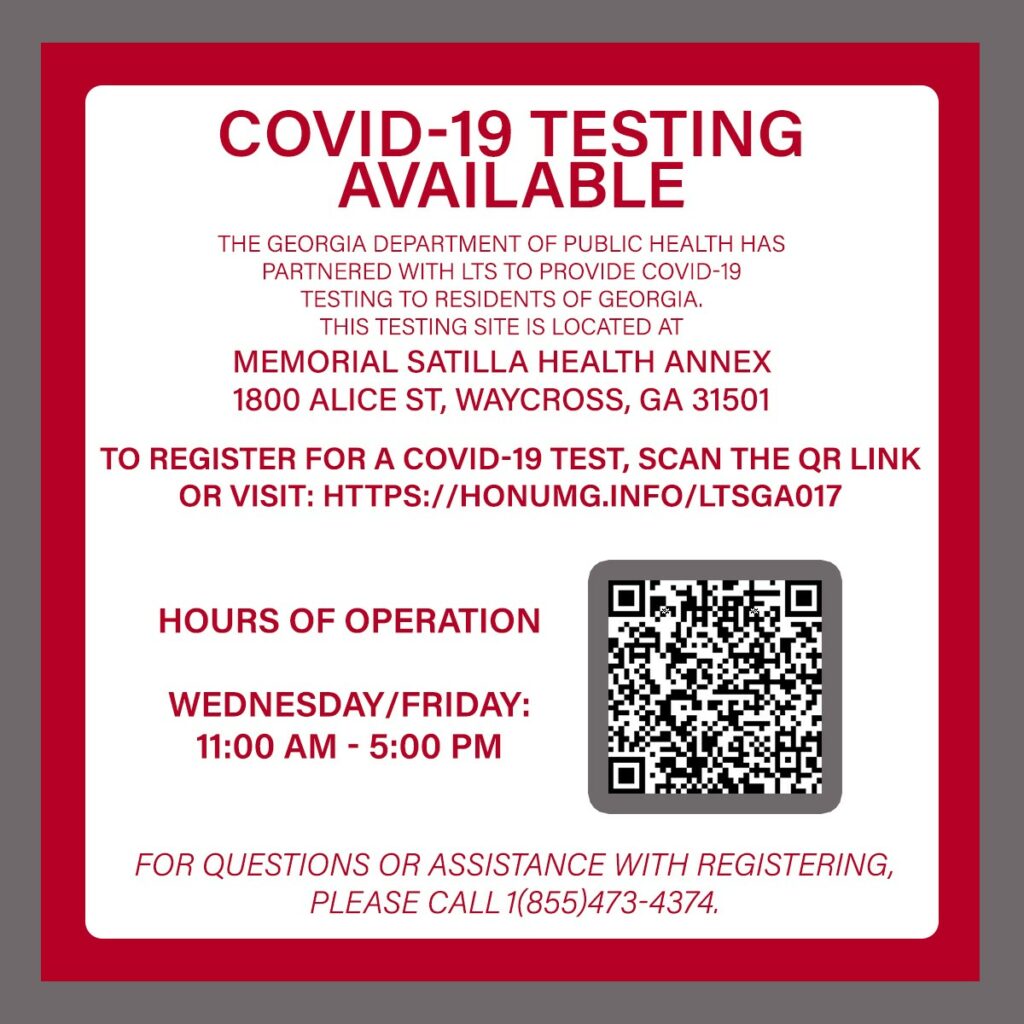 covid testing waycross